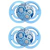 MAM Babyartikel 99953400 Perfect 6-16, Silikon-Schnuller f�r Jungen, Doppelpack-BPA-frei