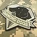Diamond Dogs Metal Gear Solid Glow Dark Big Boss Snake PVC Rubber 3D Velcro Patch