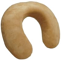 RoadPro RP2805 Suede/Tan Neck Support Pillow with Memory Foam