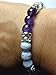 Peaceful Soul: Blue Lace Agate, Amethyst, & Rose Quartz Stretch Bracelet