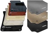 Mercedes-Benz Genuine OEM Carpeted Floor Mats Set for 2004-2009 CLK-Class Convertible models