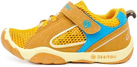 Zarbrina Boys Track-and-field Sneaker Free Velcro Easy On Sneakers Spring And Summer High Breathable Running Shoes (Little Kid/Big Kid)- Khaki