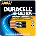 Duracell 45387 Ultra AAAA Battery, 2 Pack