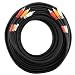 50 FT 3-RCA Stereo Audio Video A/V AV Cable Patch 50ft