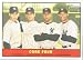2010 Topps Heritage Baseball Card # 411 Derek Jeter / Pettitte / Posada / Rivera (Core Four ) New York Yankees - Mint Condition - MLB Trading Card Shipped In Protective ScrewDown Display Case!