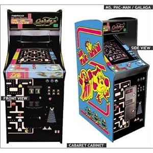 Ms. Pacman, Galaga - Classic Arcade - 19in Cabaret Game by 