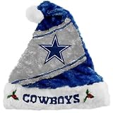 Dallas Cowboys Mistletoe Santa Hat