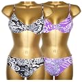 Ladies Underwired Bikini 2 Colour Choice Size 8 - 18