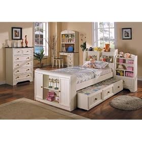 Youth 4pc All Wood Full Size Bedroom Set, #A4030F