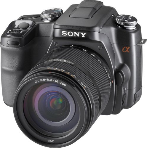 Sony Alpha A100H 10.2MP Digital SLR Camera Kit with 18-200mm f3.5-6.3 Lens