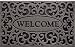 Apache Mills 9631703F CleanScrape Welcome Iron Mat, Graphite