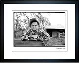 Johnny Cash Portrait in the Field, 1959 - Fine Art Print