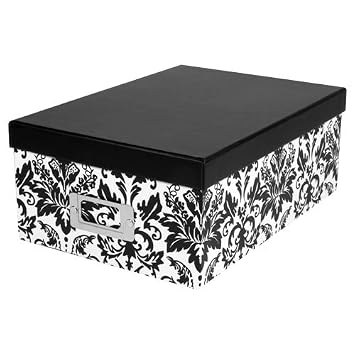 Damask Photo Box - Set of 4