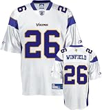 Antoine Winfield Jersey: Reebok White Replica #26 Minnesota Vikings Jersey