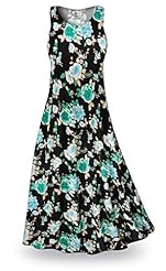 Plus Size Petite A-line Sleeveless Polyester/Spandex Stretchy Maxi Dress 