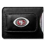 NFL 49ers Leather Money Clip