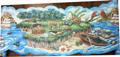 Treasure Island Pirate Die-cut Wall Border
