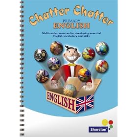 Chatter Chatter Primary English - complete course for basic English - 2 CD-ROMs and book from Sherston (Home user)