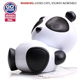 GOgroove Panda Pal Deluxe Portable Stereo Speaker System compatible with Amazon Kindle Fire , Asus Transformer Prime TF201 , Acer Iconia A200 & More Tablets! **Includes Micro USB Charge Cable