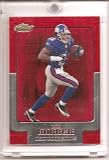 2006 Topps Finest Tiki Barber New York Giants Football Card #43 - Mint Condition - Shipped In Protective Acrylic Display Case!