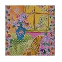"Summer Afternoon" Glass Platter 12" by M. Nicole Van Dam