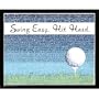 (16x20) Swing Easy, Hit Hard (Golf Terms) Sports Poster Print