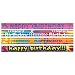 Moon Products Happy Birthday Award Pencils - Set of 144 - Assorted Designs