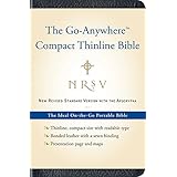 nrsv go anywhere compact thinline bible with the apocrypha bonded leather navy