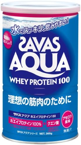 SAVAS Aqua Whey Protein 100 Acerola flavor - 360g ( approx. 17 servings )