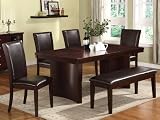 6pc Dining Set with Espresso Finish