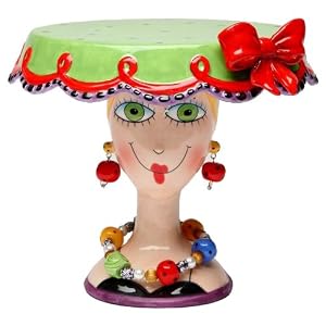 Sugar High Social Ceramic Cake Stand by Babs