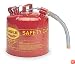 Eagle U2-51-S Red Galvanized Steel Type II Gas Safety Can with 7/8