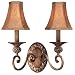 Minka Lavery 1562-477, Salon Grand Candle Wall Sconce Lighting, 2 Light, 120 Total Watts, Patina