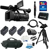 Sony HXR-NX5U NXCAM Digital HD Video Camcorder, 3.2 LCD + (3pcs) NP-F970 Info-Lithium Battery Pack (6600mAh) + 16GB Deluxe Accessory Kit