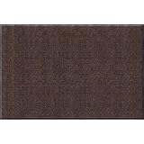 Apache Mills 01-033-1410 Rib Commercial Carpeted Indoor and Outdoor Floor Mat, Cocoa Brown, 4-feet by 6-Feet