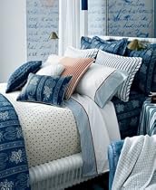 Ralph Lauren Biarritz 8 Pc King Comforter Set Blue