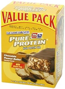 Pure Protein Chocolate Peanut Butter Value Pack Bars, 24 bars, (50g bars)
