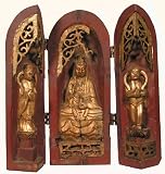 Japanese Buddhist Altar Sandlewood Gilt