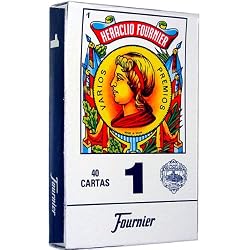 Fournier 1-40 Spanish Playing Cards (Blue)