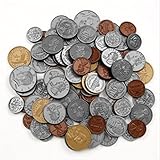 Play Money Coin set-30 pennies, 20 each of nickles, dimes, and quarters, 4 half-dallars, and 2 sacageweas