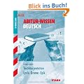 Abiturwissen Deutsch; Textinterpretation Lyrik-Drama-Epik f�r G8