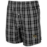 NCAA Reebok Jacksonville Jaguars Black Plaid Event Boxer Shorts (Small)