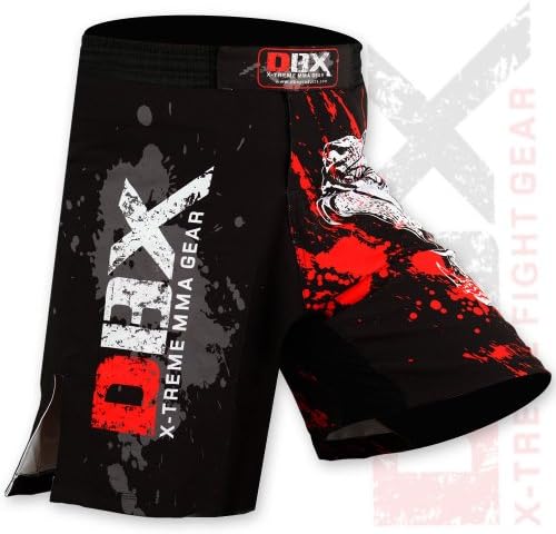 MMA Grappling Shorts UFC Fighter Mix Cage Fight Kick Boxing Short : Size L