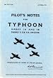 Typhoon 1A & 1B  Pilots Notes