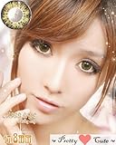 IMAGE OF Miss Eye Milky Way Colored XXL Big Circle Cosmetic Contact Lens 17.8mm - (Brown)