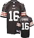 Joshua Cribbs Reebok NFL Brown Premier Cleveland Browns Jersey - Large