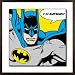 Batman - Framed Comic Art Print / Poster (Size: 16" x 16")