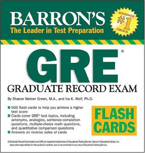 Barron's GRE Flash Cards