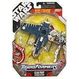 Star Wars 30th Anniversary Saga 2008 Transformers Action Figure Clone Pilot to Republic Gunship
