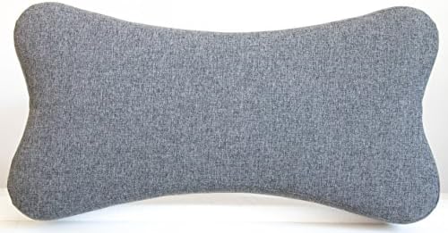 36" Modern Handmade Upholstered Bench, Dog Bone Shape with Spiral Cone Legs